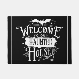 Paillasson Bienvenue vintage dans notre Maison Haunted