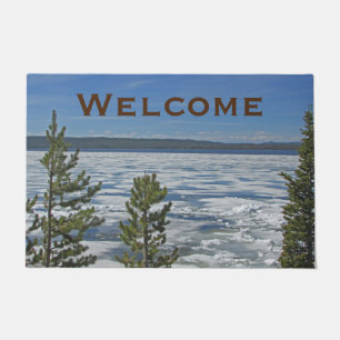 Paillasson Bienvenue Yellowstone Icy Lake Photo Parc national
