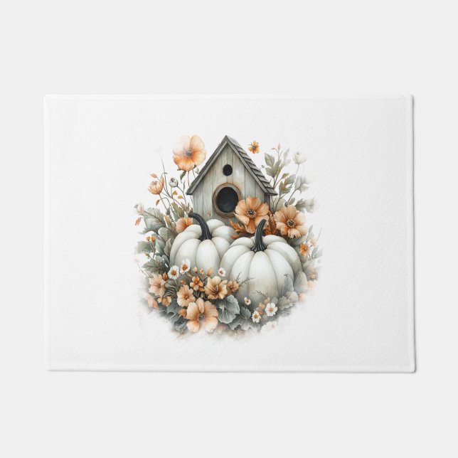 Paillasson Birdhouse Shirt Country Citrouille (Devant)