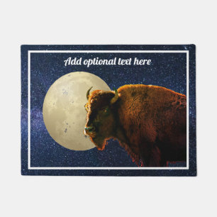 Paillasson Bison américain, Pleine lune et étoile