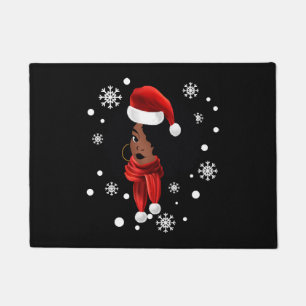 Paillasson Black African American Père Noël Vêtements Mel de 