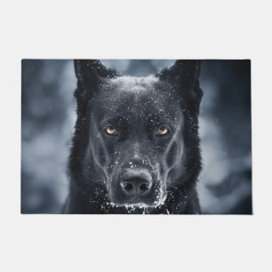 Paillasson Black German Shepherd