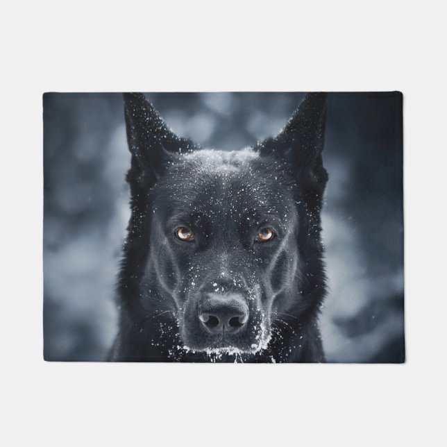 Paillasson Black German Shepherd (Devant)