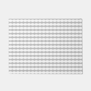 Paillasson Blanc Pearl Motif Gris Gris Cool