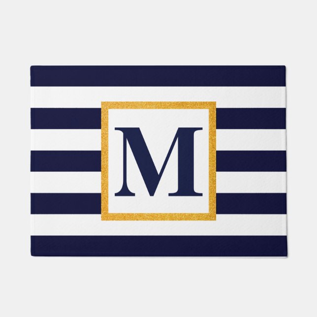 Paillasson Blancs et Bleus (Devant)