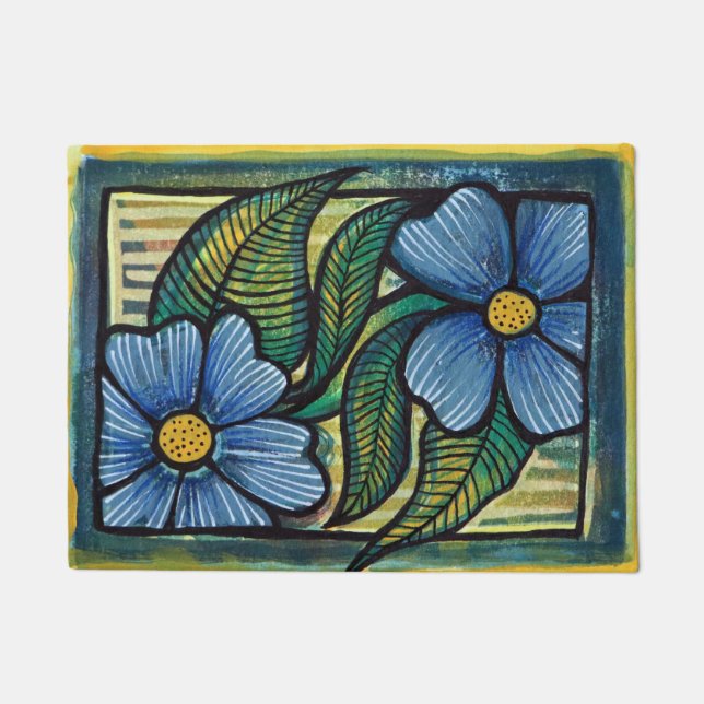Paillasson Bleu (Devant)
