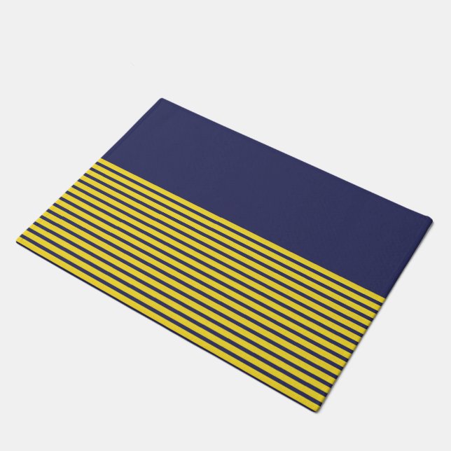 Paillasson Bleu bleu jaune de la marine (Incliné)