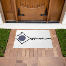 Bleu foncé point cassé Kite