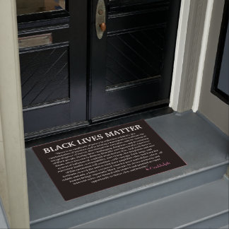 Paillasson BLM Black Lives Matt doormat