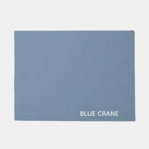 Paillasson Blue Crane bleu color