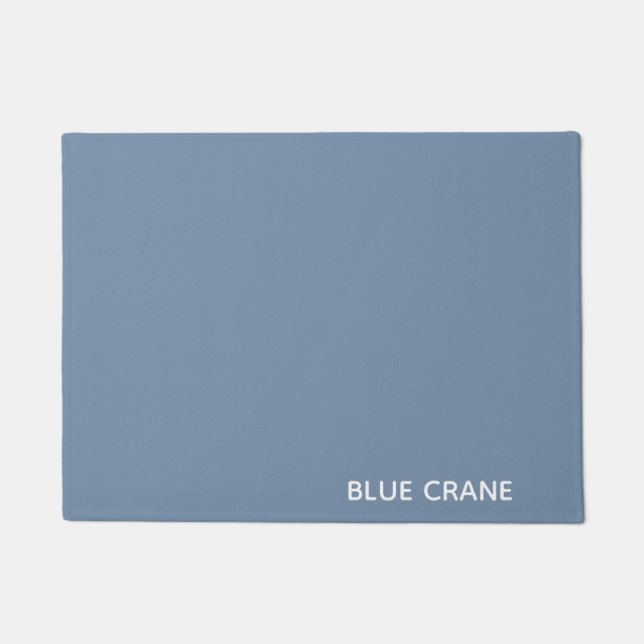 Paillasson Blue Crane bleu color (Devant)