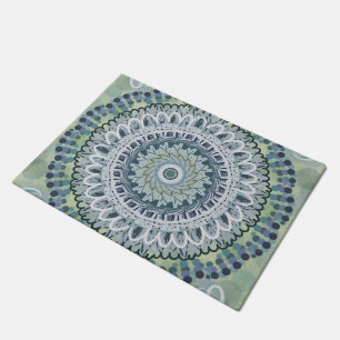 Paillasson Bohème Shabby Chic Mandala Dot Art Design