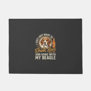 Paillasson Boire Bière Beagle Chien Bière Artisanale Bouteill