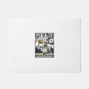 Paillasson Boisson Halloween squelette Vintage Party