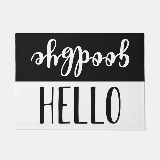 Paillasson Bonjour au revoir (Devant)