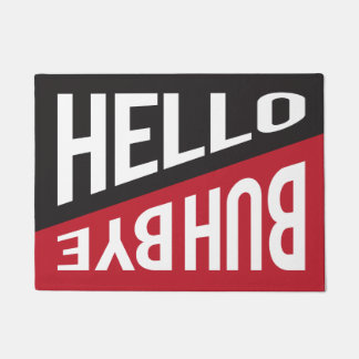 Paillasson Bonjour / Buh Bye ... À venir et à venir