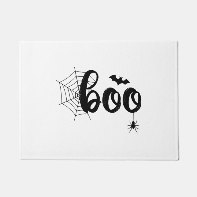 Paillasson Boo Halloween Ghost Cute Halloween Famille Corresp (Devant)