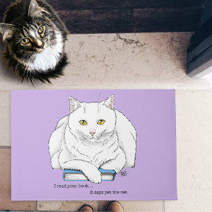 Paillasson Book Cat