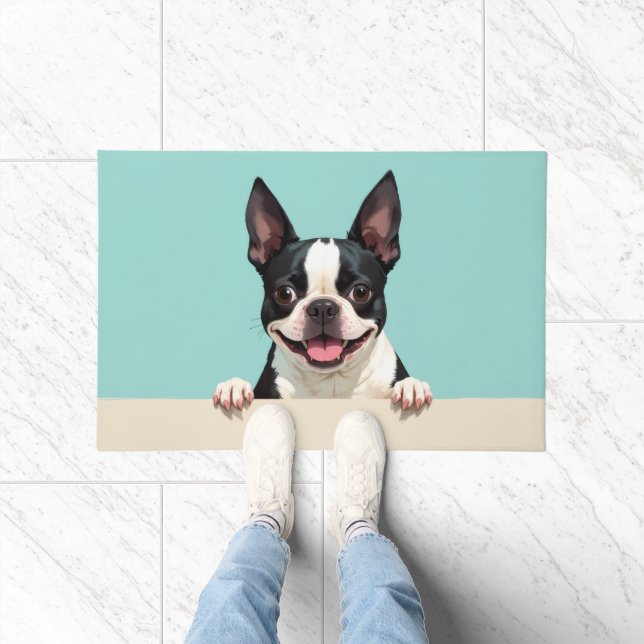 Paillasson Boston Terrier Doormat Art (Intérieur)