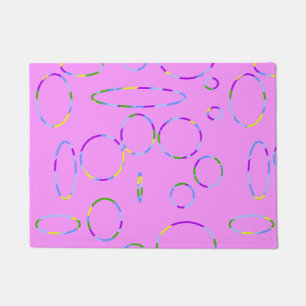 Paillasson Boucles modernes sur Pink Magenta