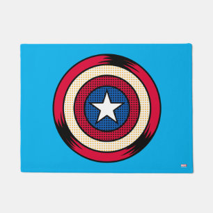 Paillasson Bouclier Demi-Teinte Captain America