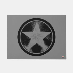Paillasson Bouclier Grunge Captain America