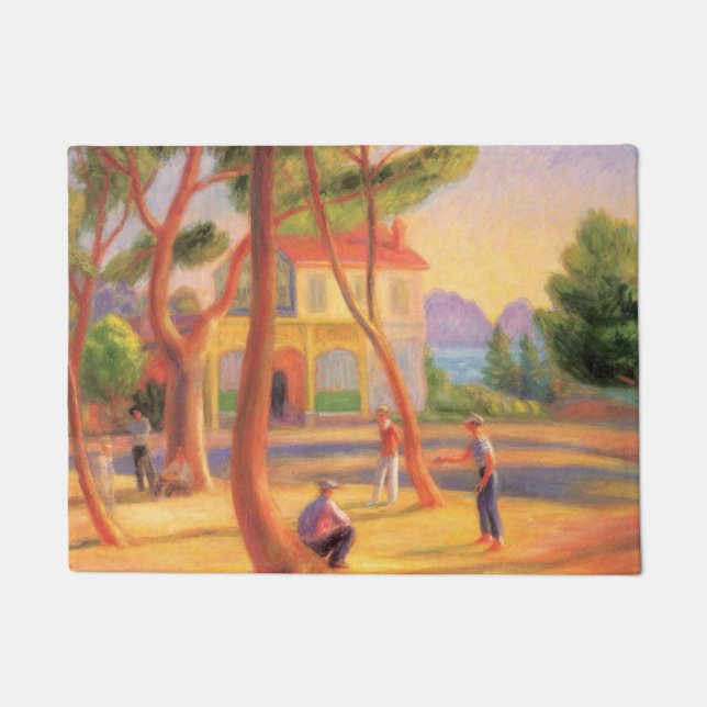 Paillasson Bowling Game à La Ciotat dans le sud de la France (Devant)