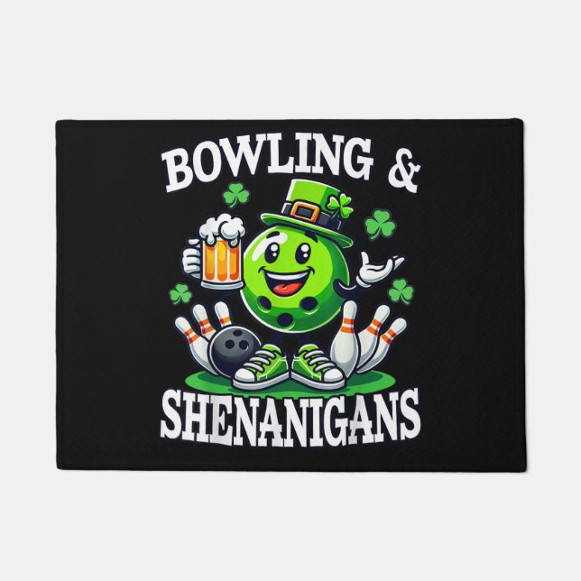 Paillasson Bowling St Patrick's Day Shenanigans (Devant)