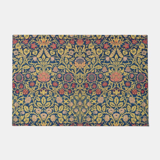 Paillasson Bright Violet and Columbine (par William Morris) (Devant)