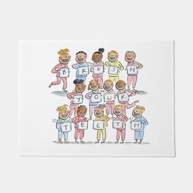 Paillasson Brosse tes dents (Devant)