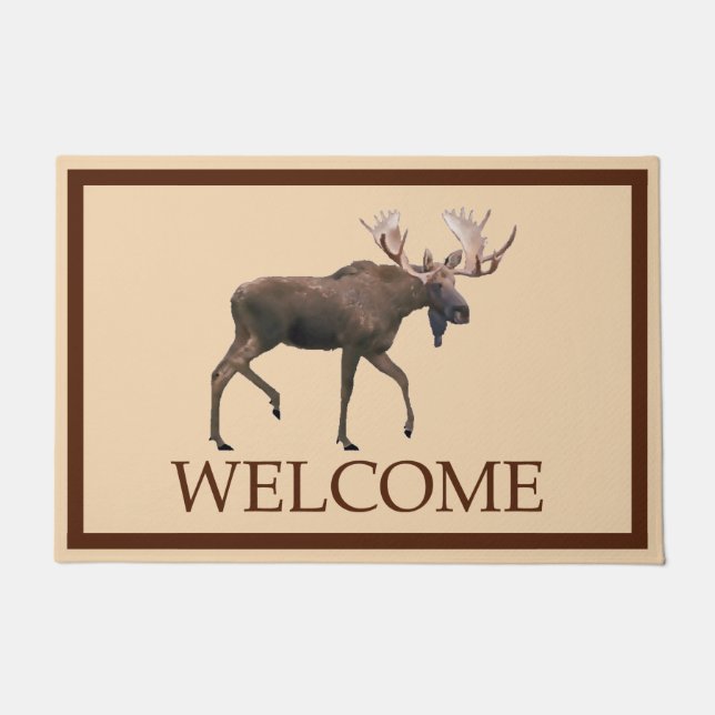 Paillasson Bull Moose - Bienvenue (Devant)