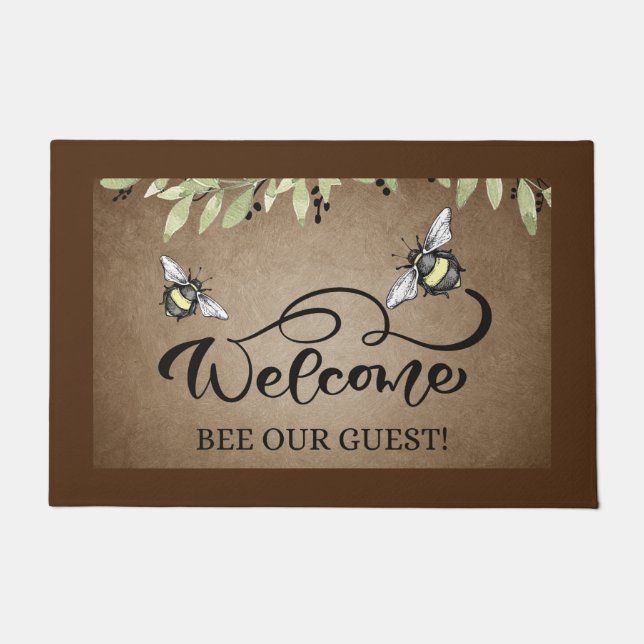 Paillasson Bumble "Bee" Notre mat de porte d'invité  (Devant)