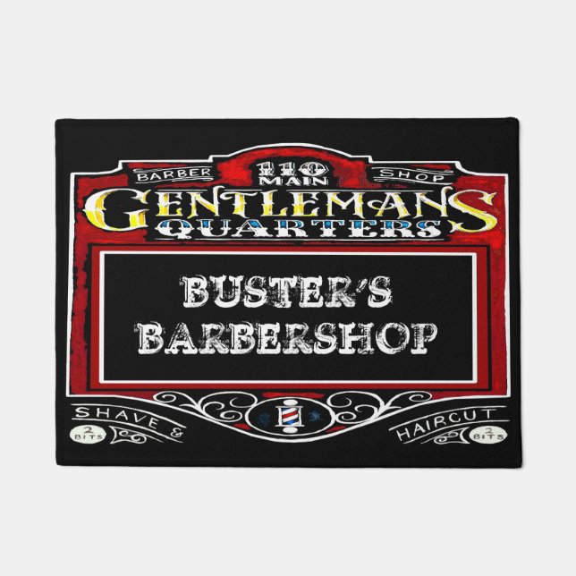 Paillasson Busters Barbershop Personnaliser (Devant)