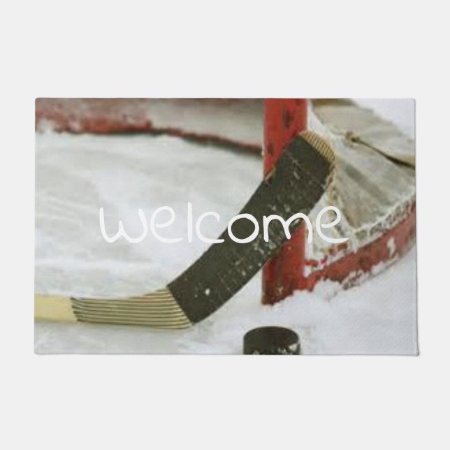 Paillasson but de hockey net (Devant)