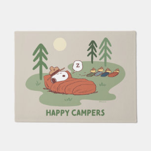 Paillasson cacahuètes Campeurs de couchage Snoopy & Woodsto