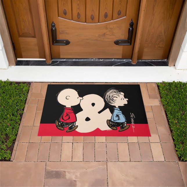 Paillasson cacahuètes | Charlie Brown & Linus (De plein air)