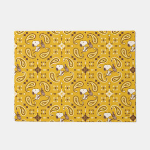 Paillasson cacahuètes   Snoopy Bandana Cowboy