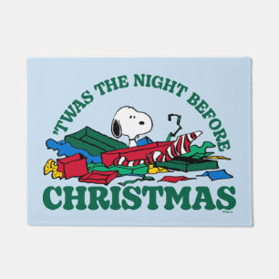 Paillasson cacahuètes   Snoopy 'C'était la nuit avant Noël