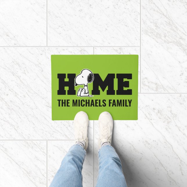 Paillasson cacahuètes | Snoopy En Bas (Intérieur)