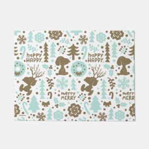 Paillasson cacahuètes Snoopy Frosty Motif de Noël