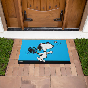Paillasson cacahuètes Snoopy Joue Au Tennis