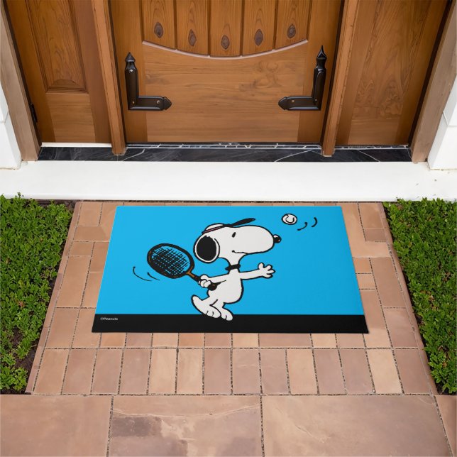 Paillasson cacahuètes | Snoopy Joue Au Tennis (De plein air)