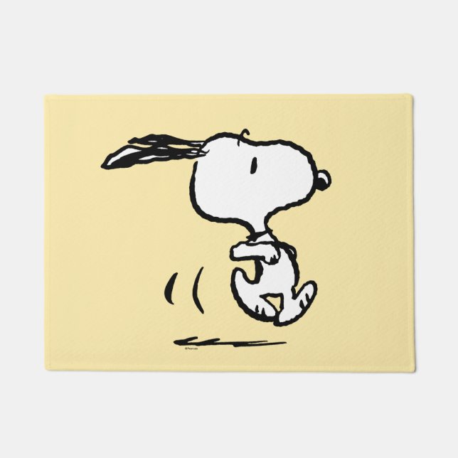 Paillasson cacahuètes | Snoopy Running (Devant)