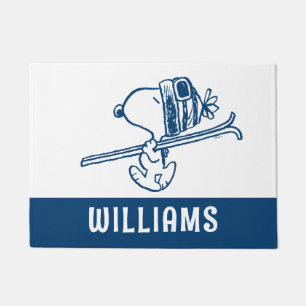 Paillasson cacahuètes Snoopy Ski Trip