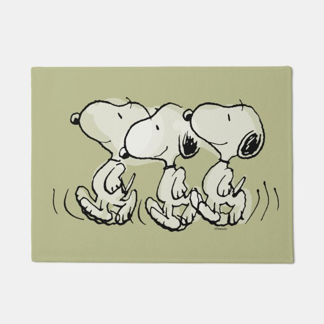 Paillasson cacahuètes | Snoopy Walking Tall (Devant)