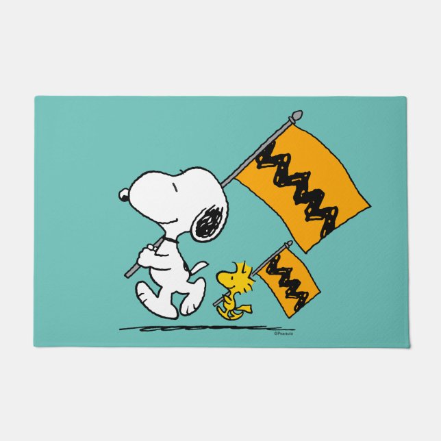 Paillasson cacahuètes | Snoopy & Woodstock (Devant)