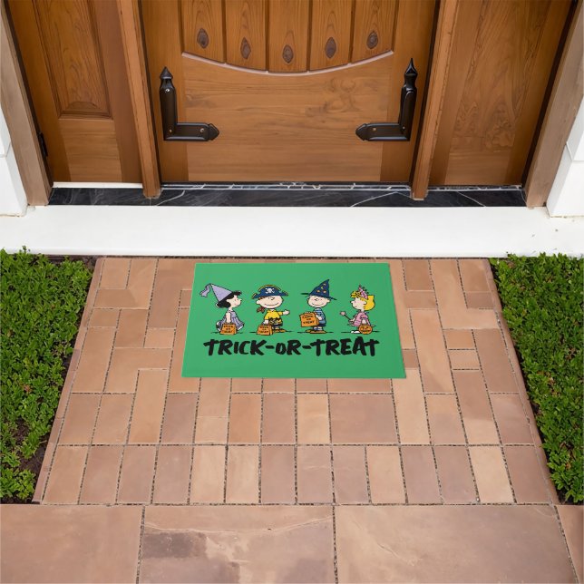 Paillasson cacahuètes | Tricoter ou traiter l'Halloween (De plein air)
