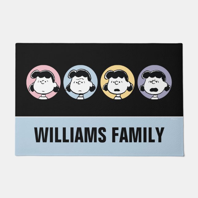 Paillasson cacahuètes | Visages de Lucy (Devant)