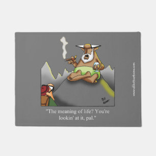 Paillasson Cadeau de porte Humour de retraite