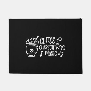Paillasson Café Et Musique De Noël